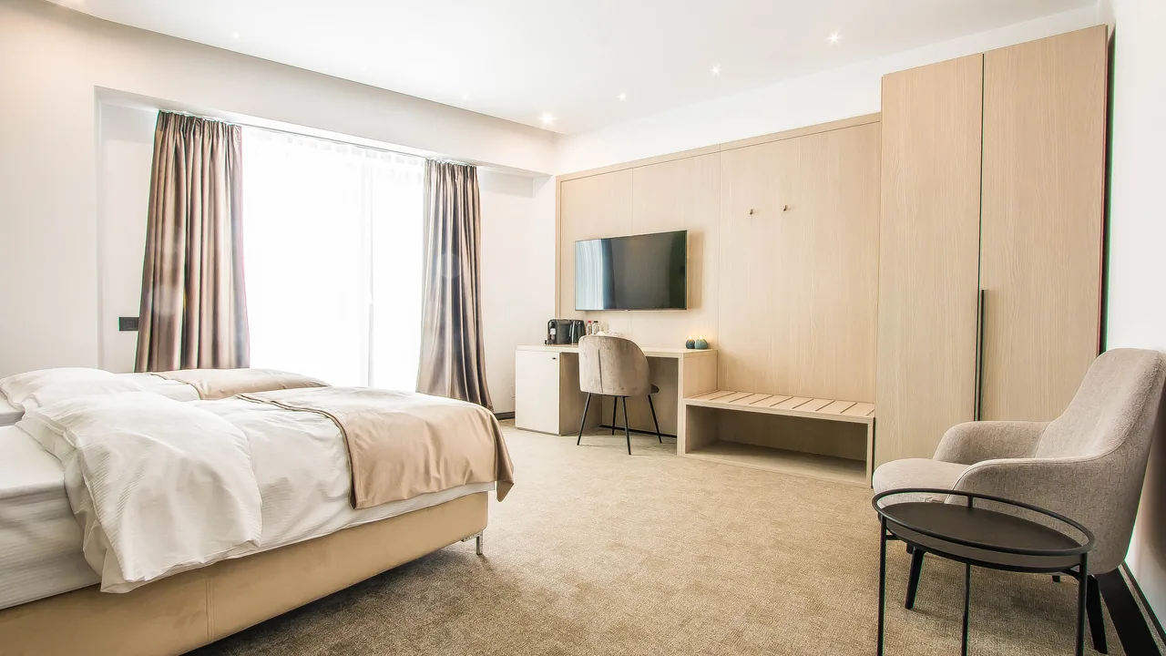 Deluxe Dublă sau Twin cu Terasă — 9