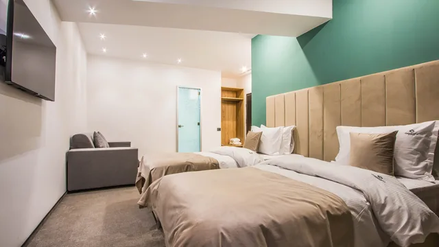 Twin cu Terasă — Central Apart Hotel